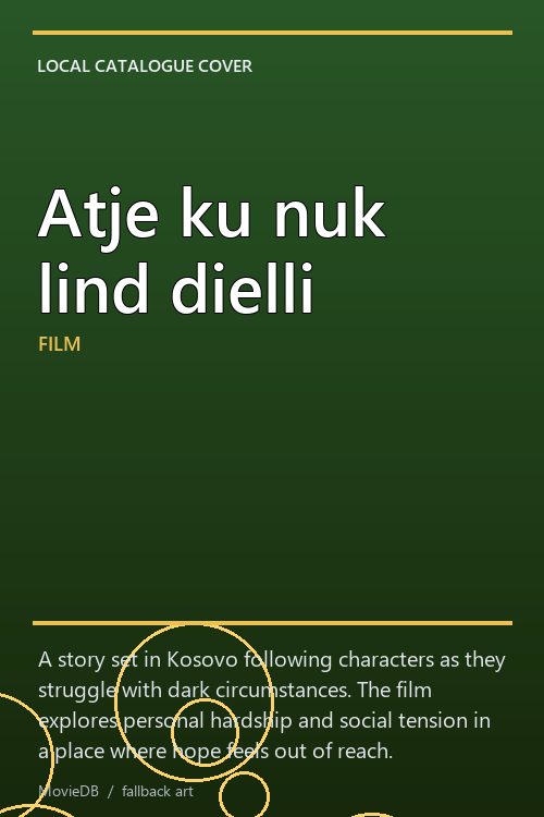 Atje ku nuk lind dielli poster
