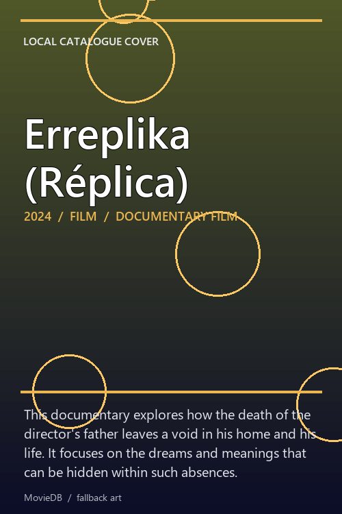 Erreplika (Réplica) poster