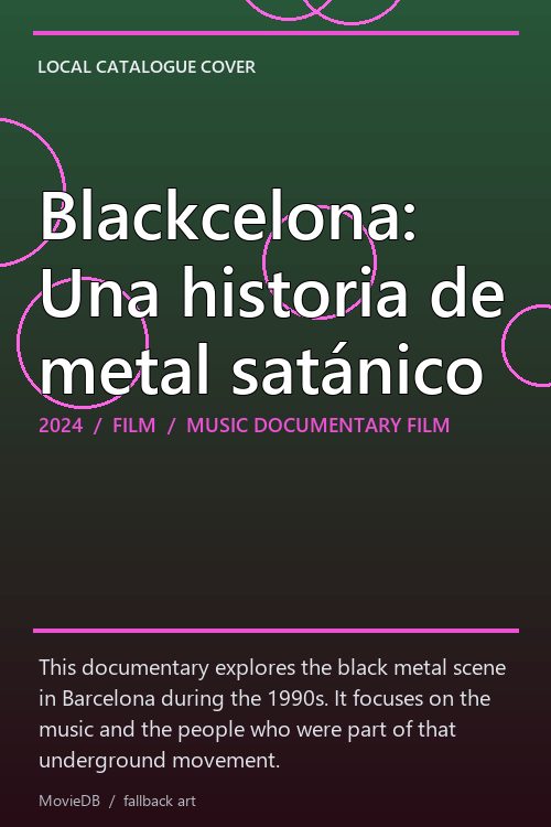 Blackcelona: Una historia de metal satánico poster