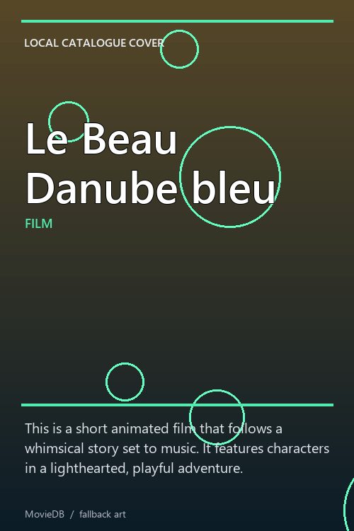 Le Beau Danube bleu poster
