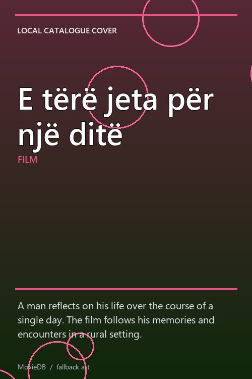 E tërë jeta për një ditë poster
