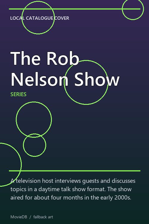 The Rob Nelson Show poster