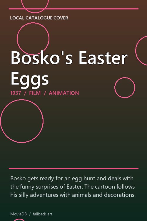 Bosko's Easter Eggs poster
