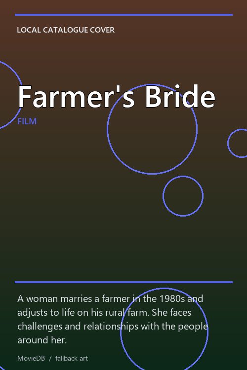 Farmer's Bride poster