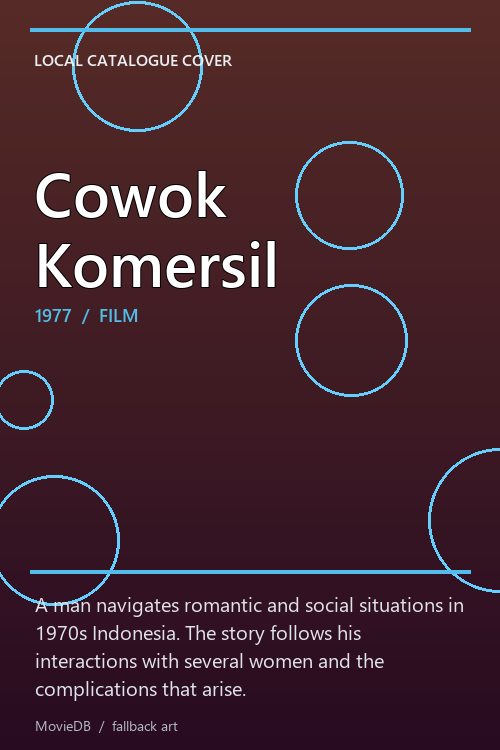 Cowok Komersil poster