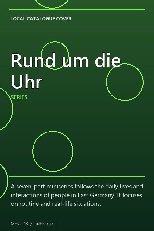 Rund um die Uhr poster