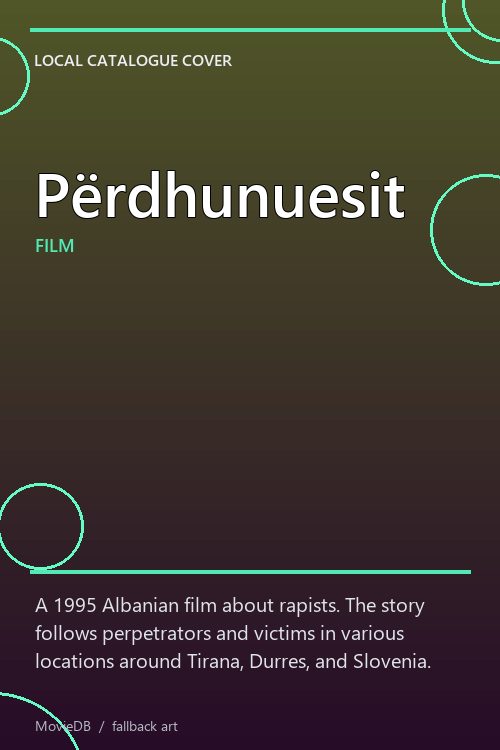 Përdhunuesit poster