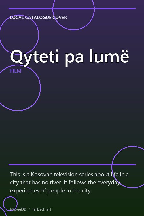 Qyteti pa lumë poster