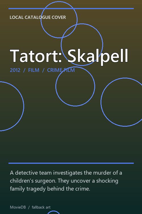 Tatort: Skalpell poster
