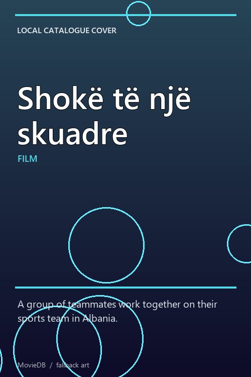 Shokë të një skuadre poster