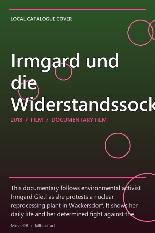 Irmgard und die Widerstandssocken poster