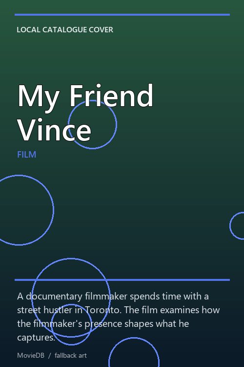 My Friend Vince poster