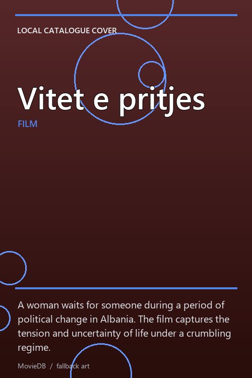 Vitet e pritjes poster