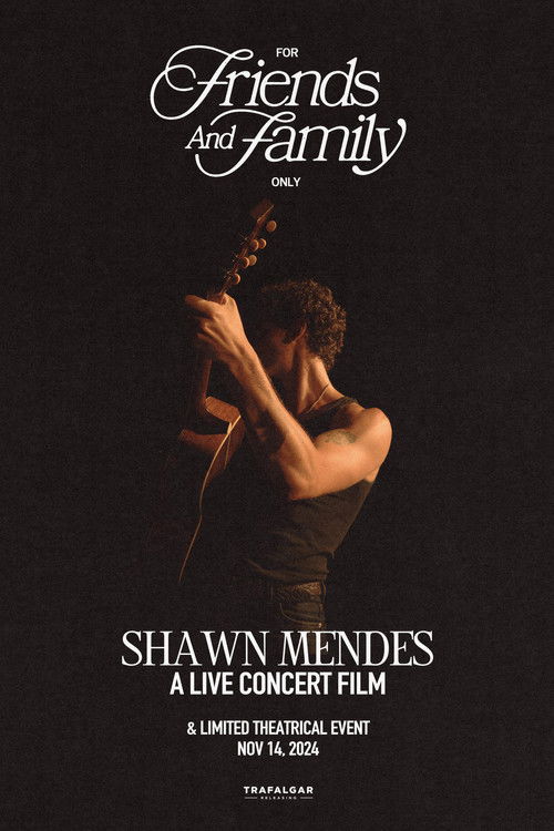 Shawn Mendes: For Friends and Family Only poster