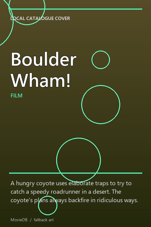 Boulder Wham! poster