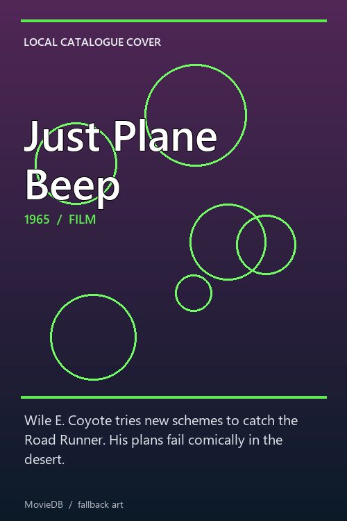 Just Plane Beep poster