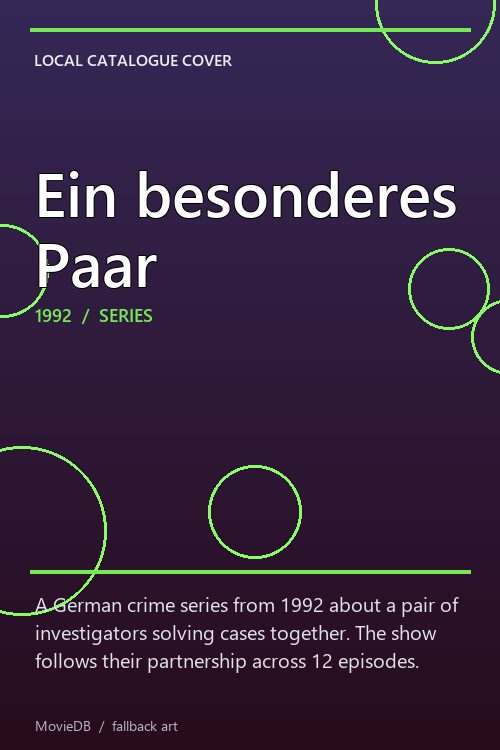 Ein besonderes Paar poster