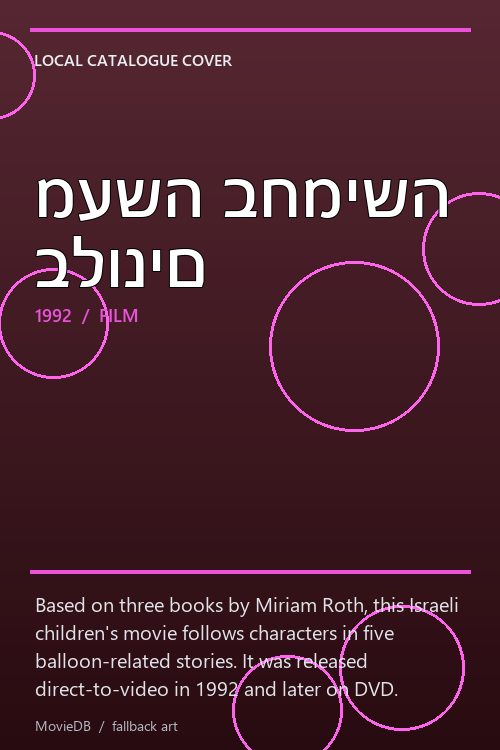 מעשה בחמישה בלונים poster
