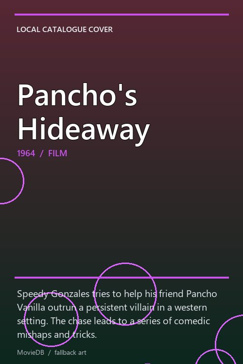 Pancho's Hideaway poster