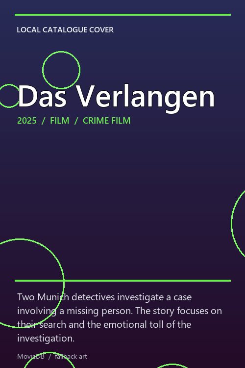 Das Verlangen poster