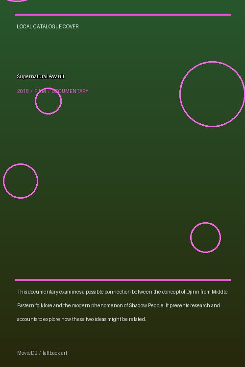 Supernatural Assault poster