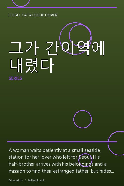 그가 간이역에 내렸다 poster