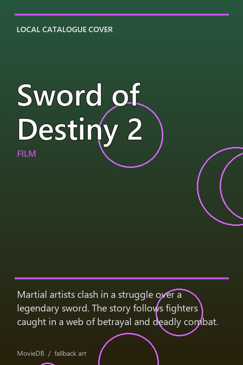 Sword of Destiny 2 poster