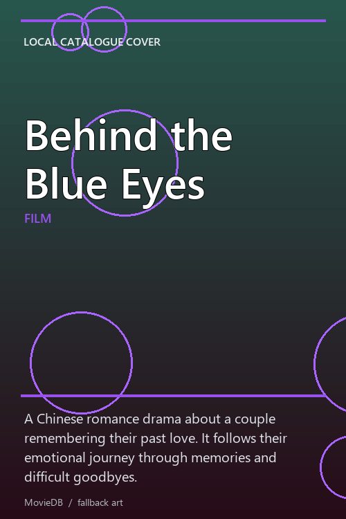 Behind the Blue Eyes poster