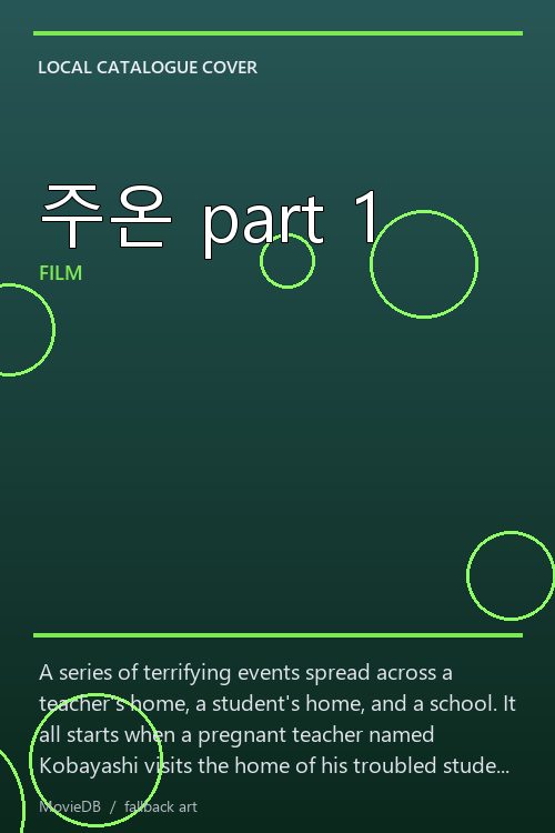 주온 part 1 poster