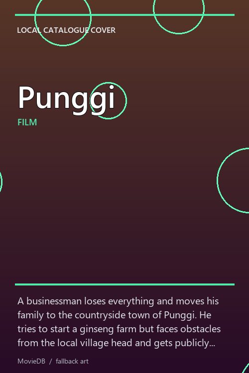 Punggi poster