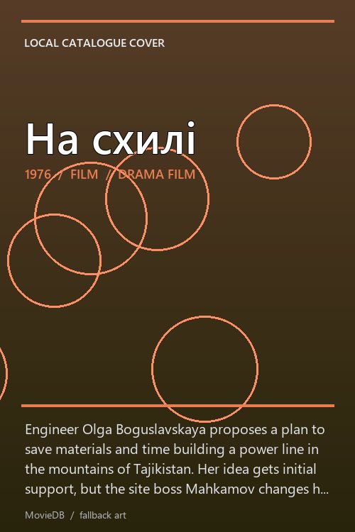 На схилі poster