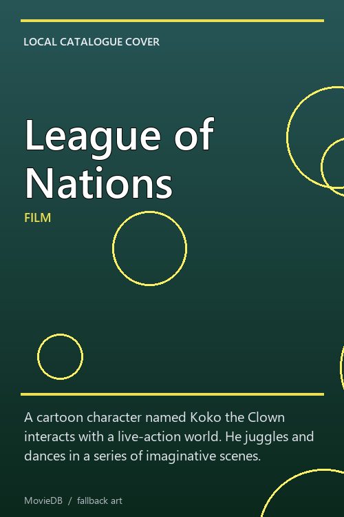 League of Nations poster