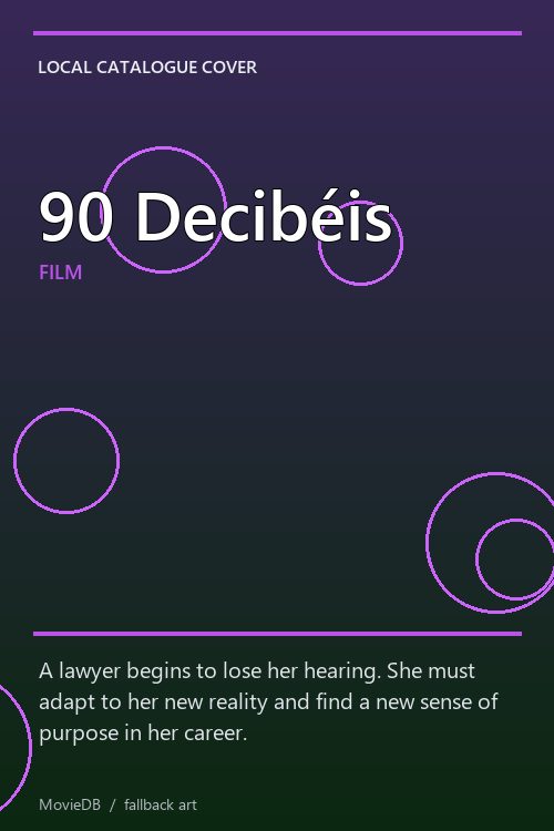 90 Decibéis poster