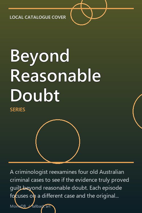 Beyond Reasonable Doubt poster