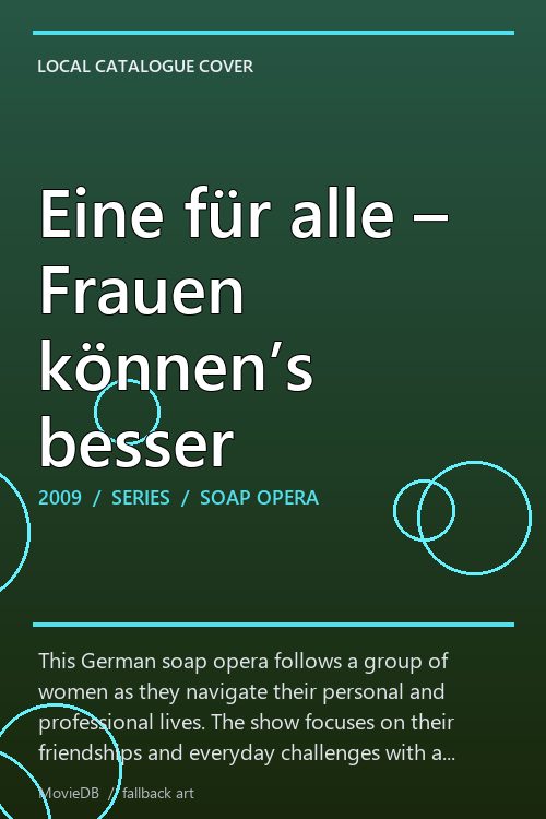 Eine für alle – Frauen können’s besser poster