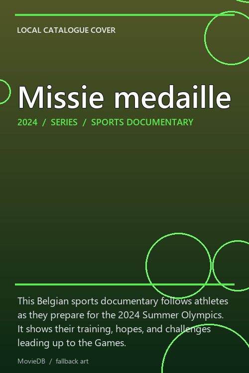 Missie medaille poster