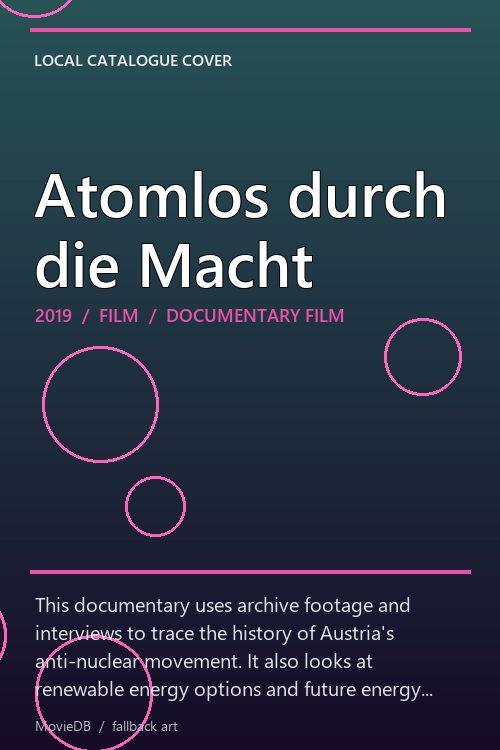 Atomlos durch die Macht poster