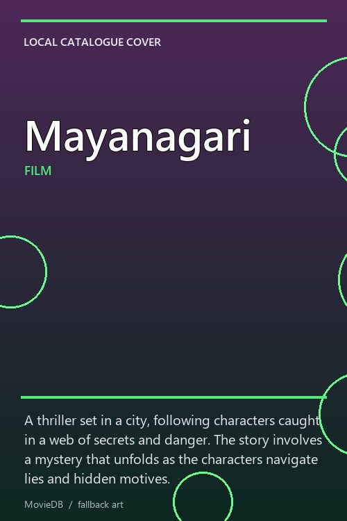 Mayanagari poster