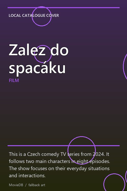 Zalez do spacáku poster
