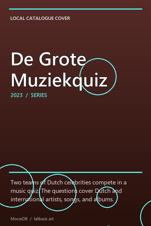 De Grote Muziekquiz poster