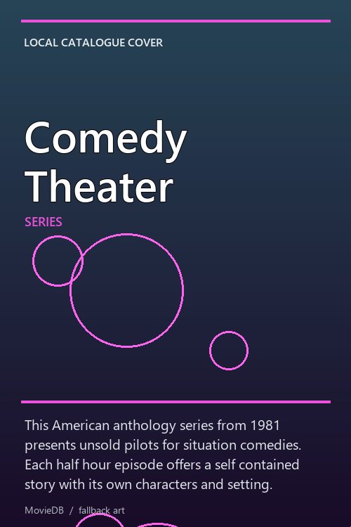 Comedy Theater poster