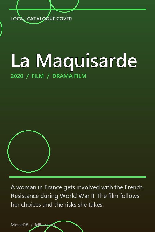 La Maquisarde poster