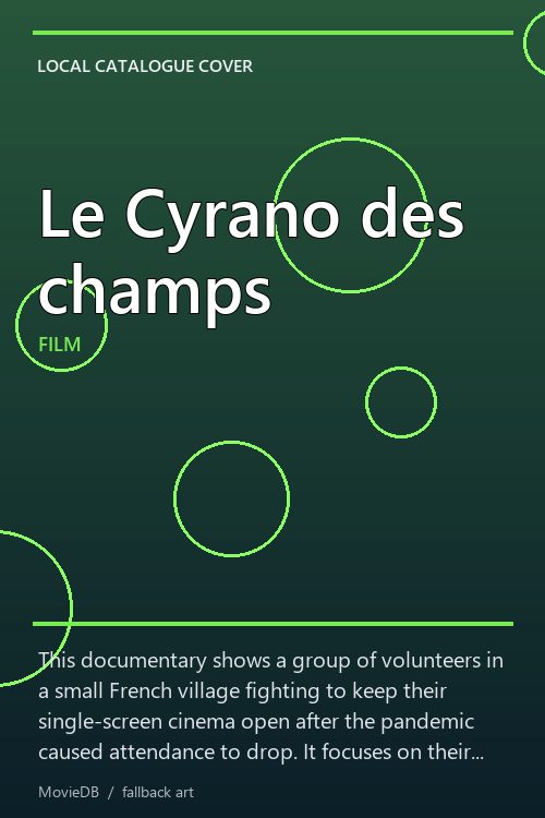 Le Cyrano des champs poster