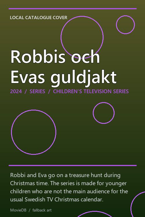 Robbis och Evas guldjakt poster