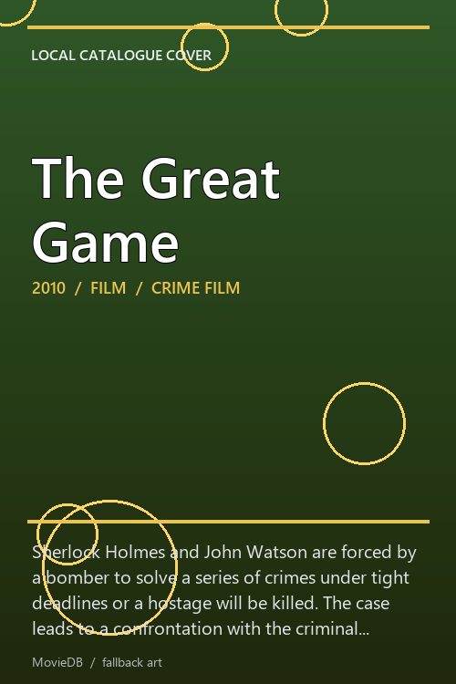 The Great Game poster