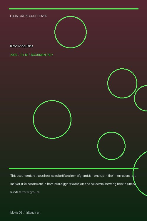 Blood Antiquities poster
