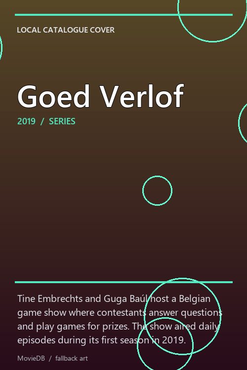 Goed Verlof poster