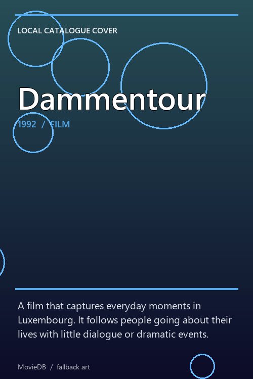 Dammentour poster