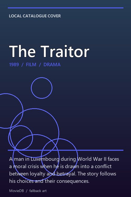 The Traitor poster