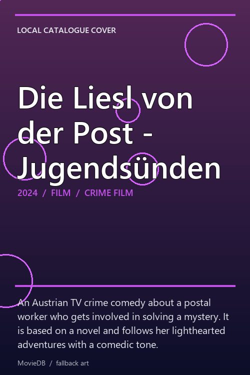 Die Liesl von der Post - Jugendsünden poster